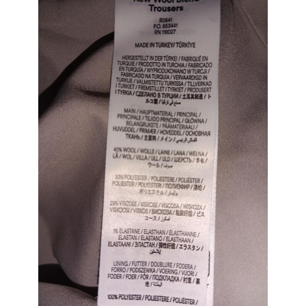 Boden Tan Plaid Kew Wool Blend Trousers Size 22 - Picture 5 of 5